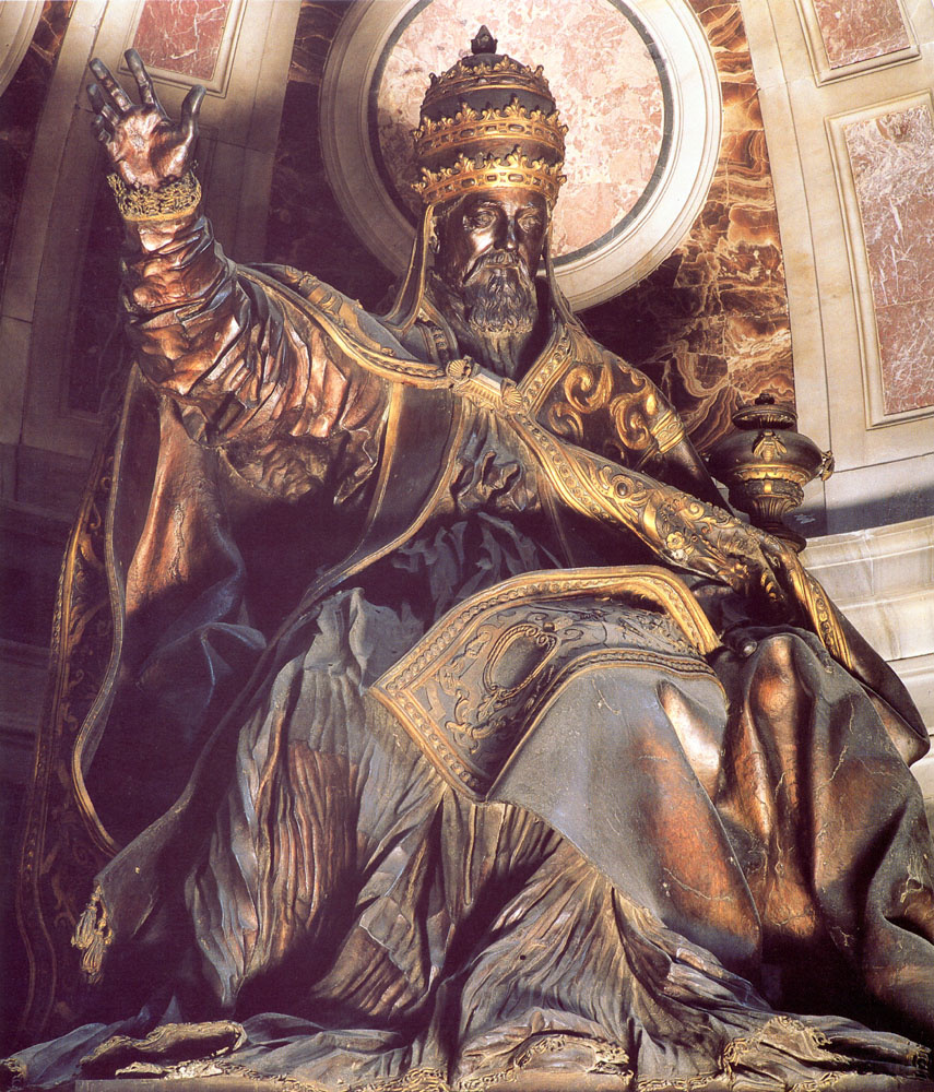 Джованни Лоренцо Бернини. Гробница Папы Урбана VIII (фрагмент)
