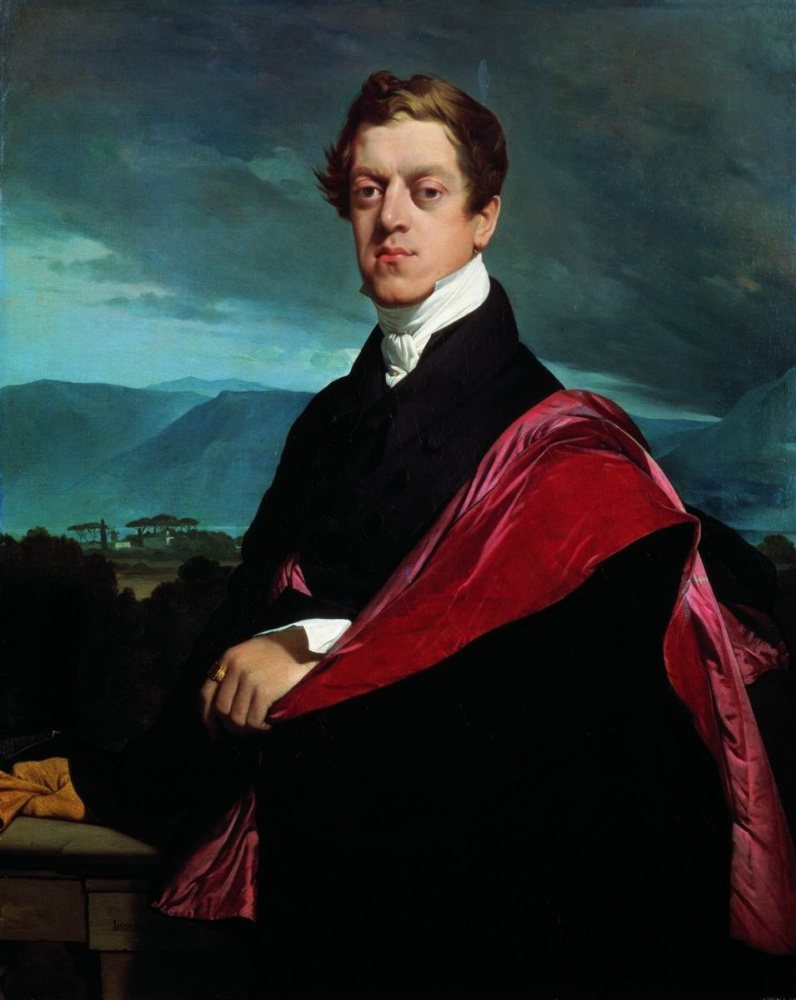 Jean Auguste Dominique Ingres. Portrait of count Nikolai Dmitrievich Guriev