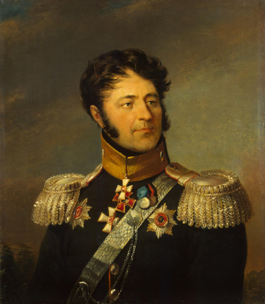 George Dow. Portrait Of Luka A. Denisyev