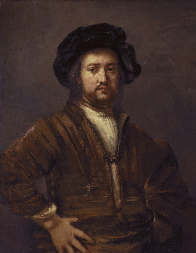 Rembrandt Harmenszoon van Rijn. Portrait of a Man With Arms Akimbo