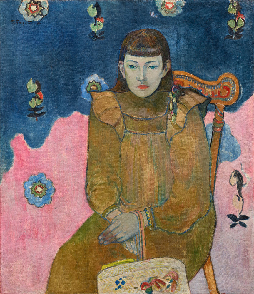 Paul Gauguin. 女孩兽医（珍妮）古皮尔的肖像