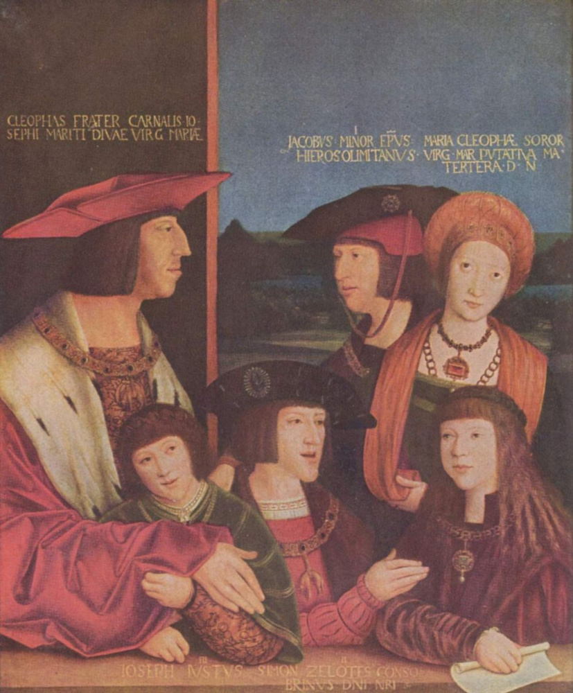 Bernard Strigel. Portrait of Emperor Maximilian with his family