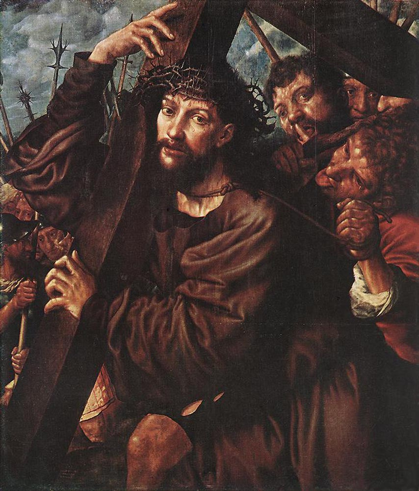 Jan Sanders van Hemessen. Christ carrying his cross