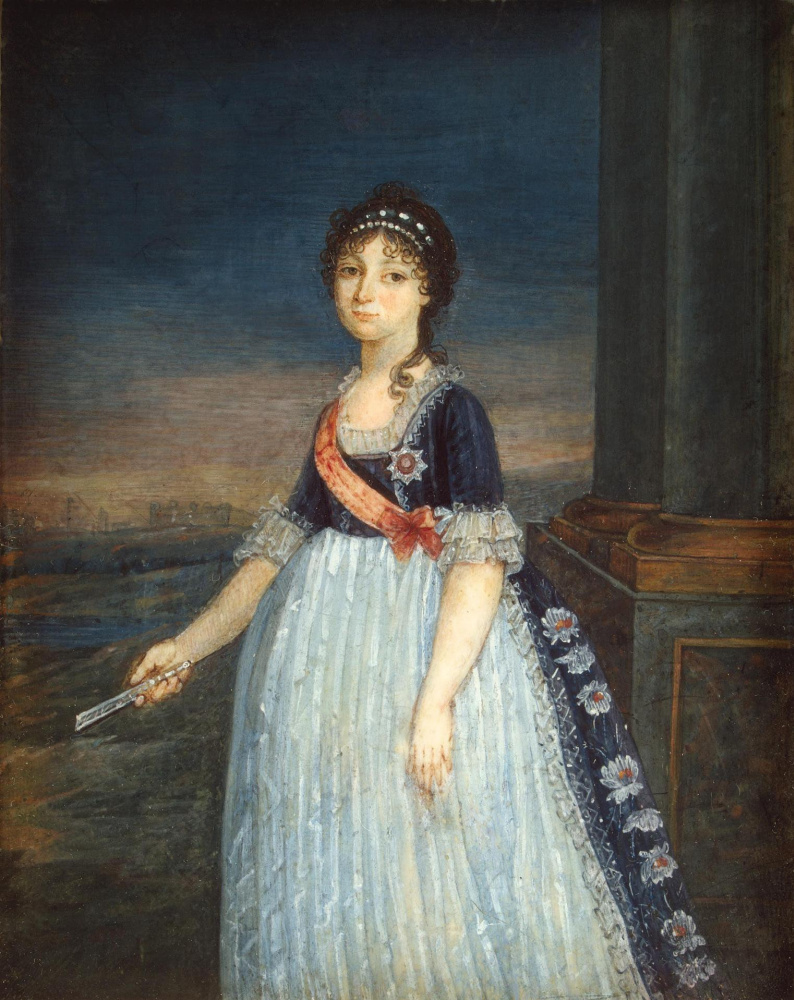 Vladimir Borovikovsky. Portrait of Grand Duchess Anna Feodorovna