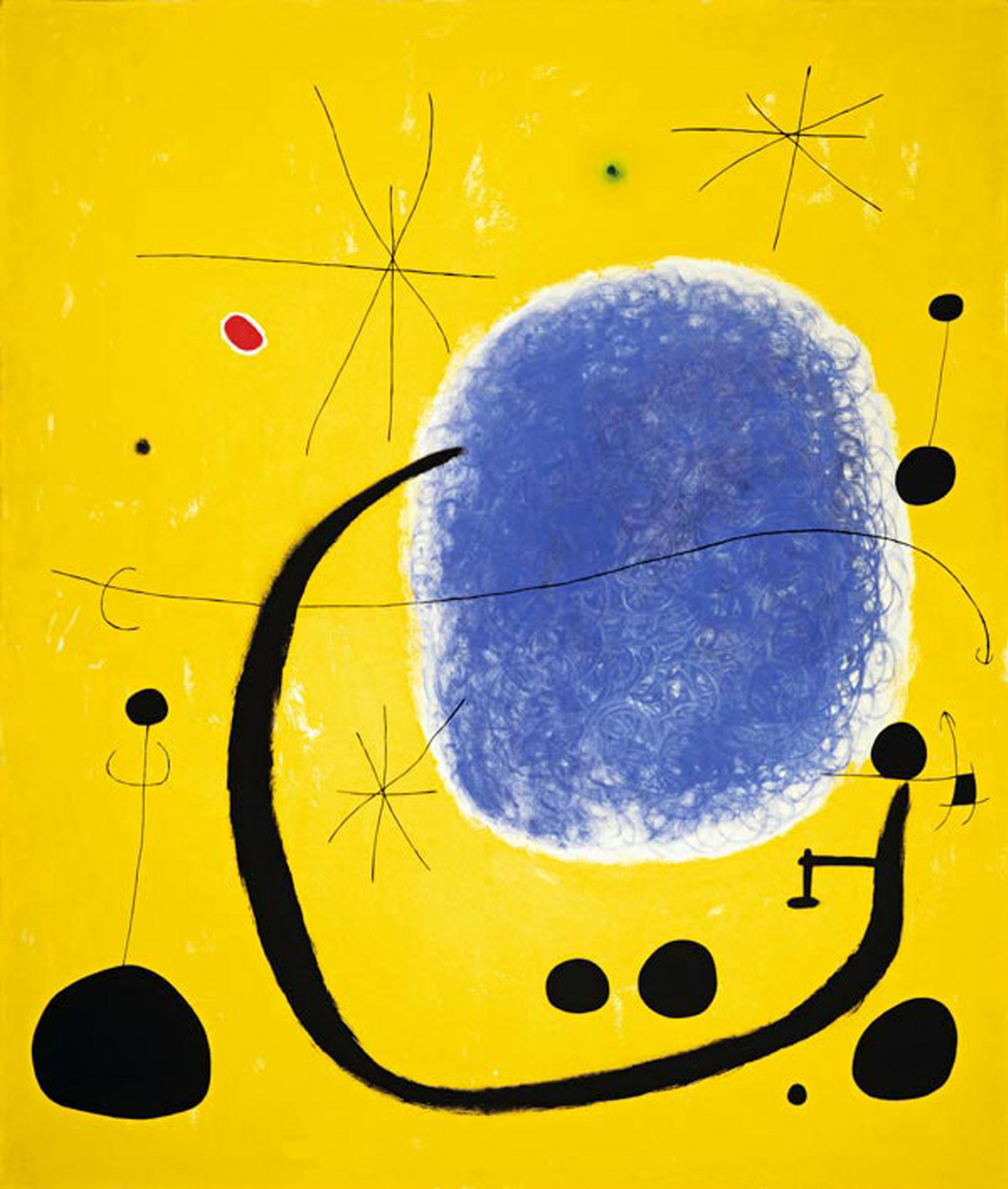 The Gold of the azure, 1967, 173×205 cm by Joan (Joan) Miro