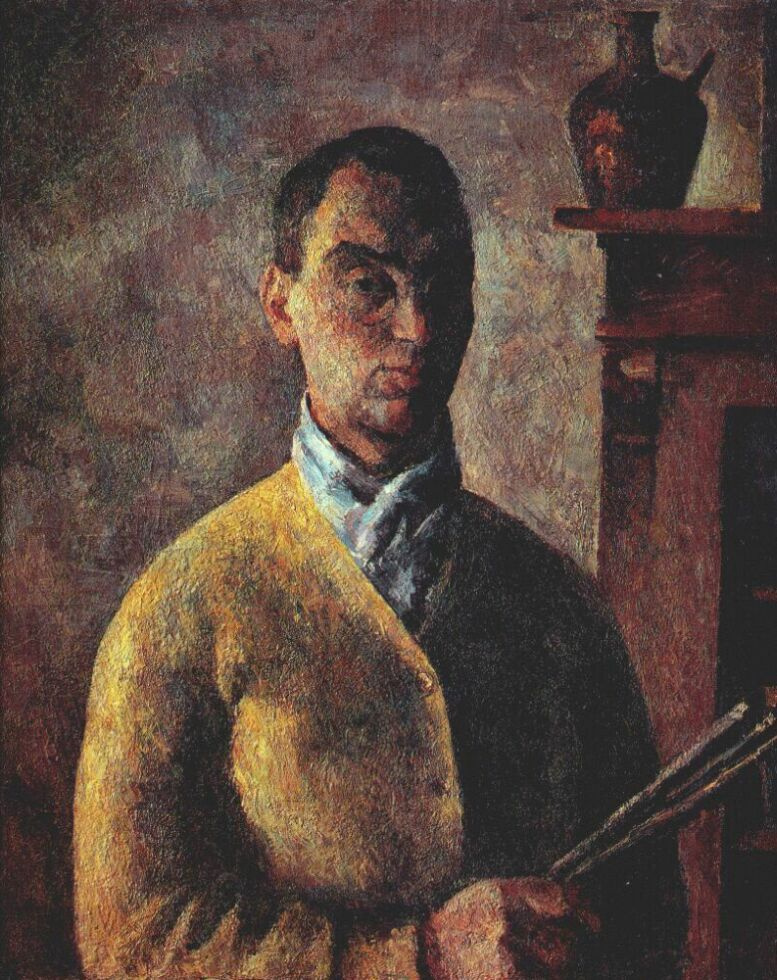 Robert Rafailovich Falk. Self-portrait in yellow