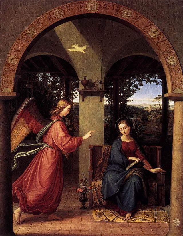 Julius Schnorr von Karolsfeld. The Annunciation To The Most Holy Theotokos