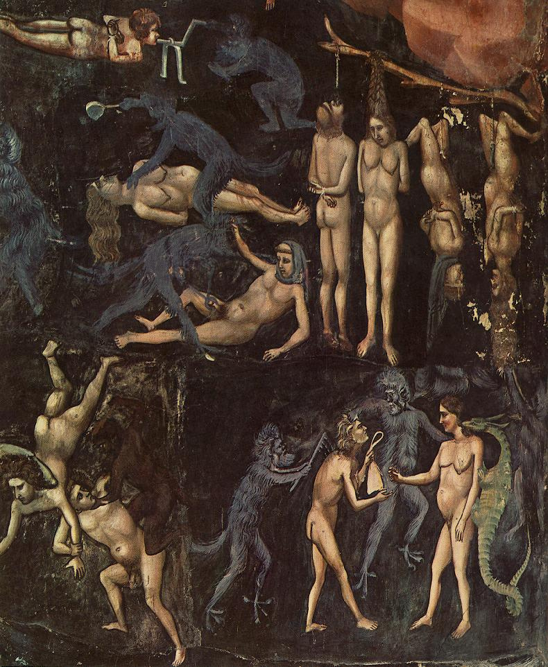 Giotto di Bondone. The Last Judgment. Fragment