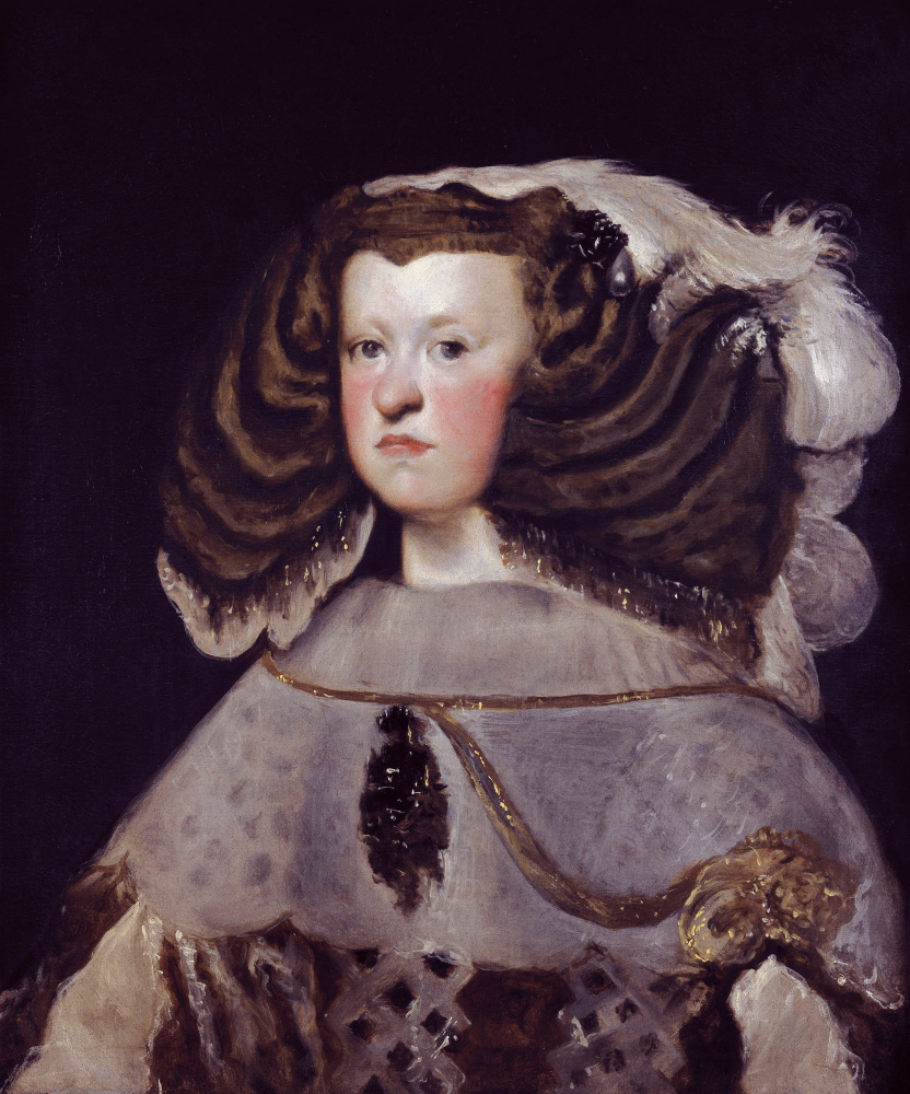 Diego Velazquez. Ritratto della regina Marianne d'Austria
