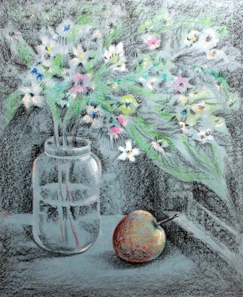 Svetlana Ivanovna Kataeva. "Field bouquet",tone.,boom.,pastel