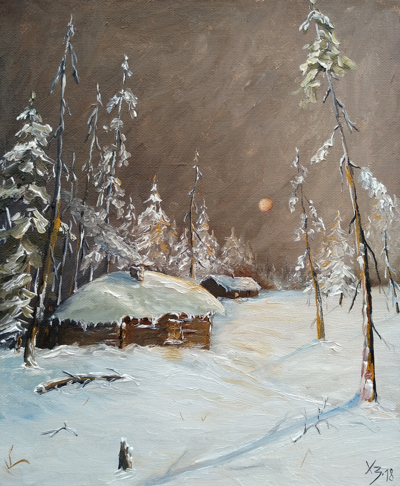 Sergei Nikolayevich Khodorenko-Zatonsky. The night before ...