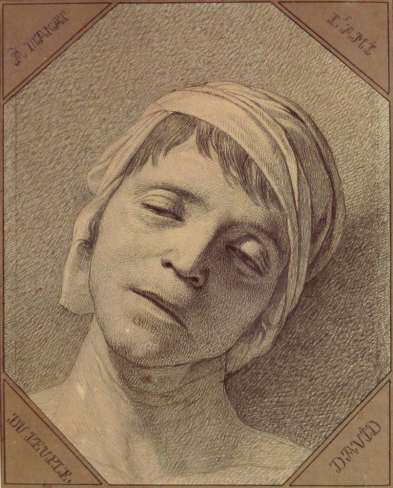Jacques-Louis David. Dead Marat
