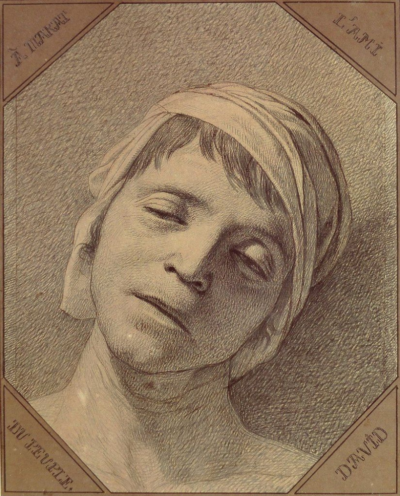 Jacques-Louis David. Toter Marat