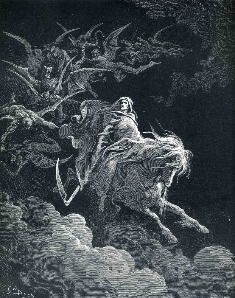 Paul Gustave Dore. Vision of death