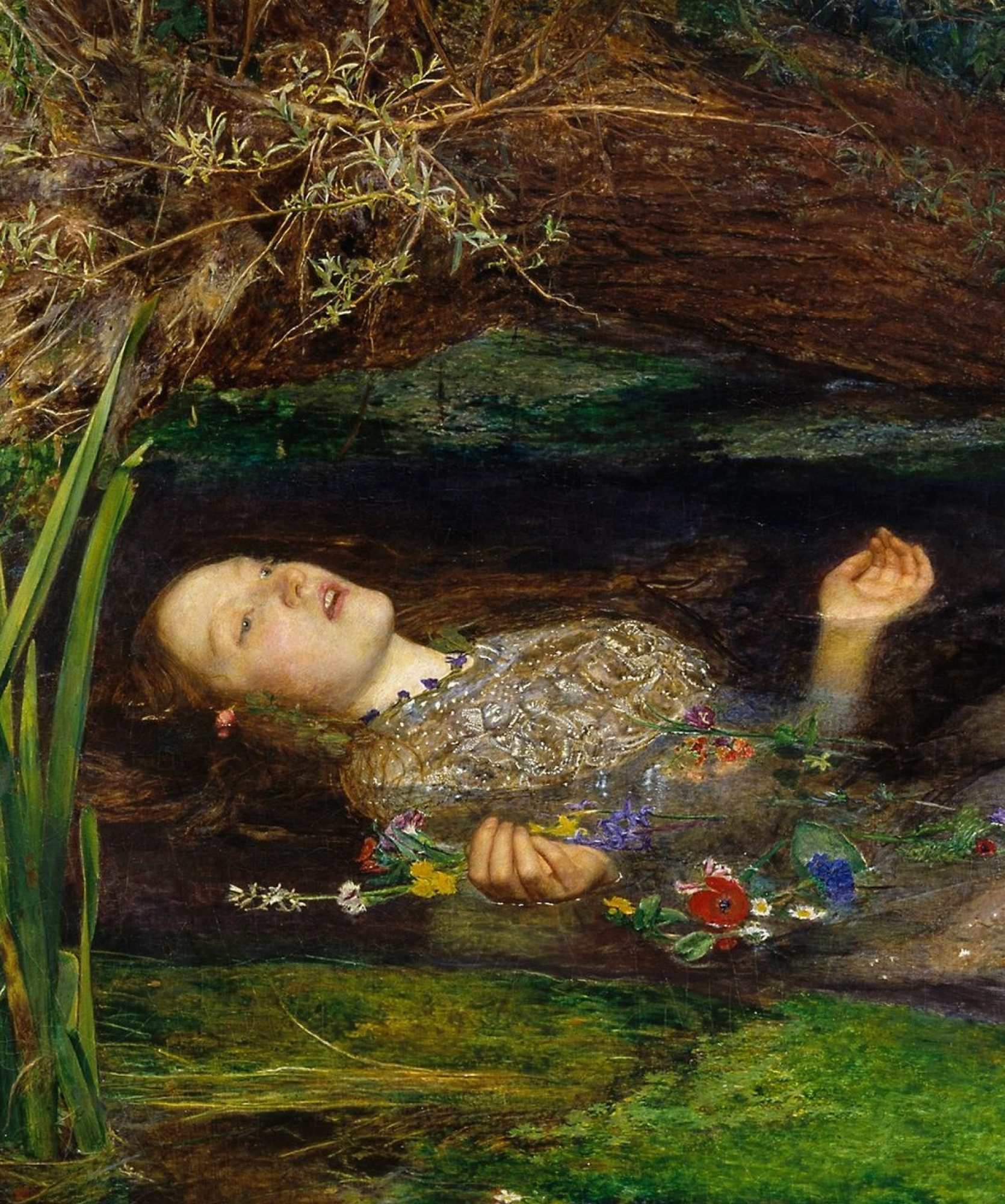 John Everett Millais 【ロンドン塔の王子達】肉筆油彩画模写 File:The Princes in the Tower by John Everett Millais (1878