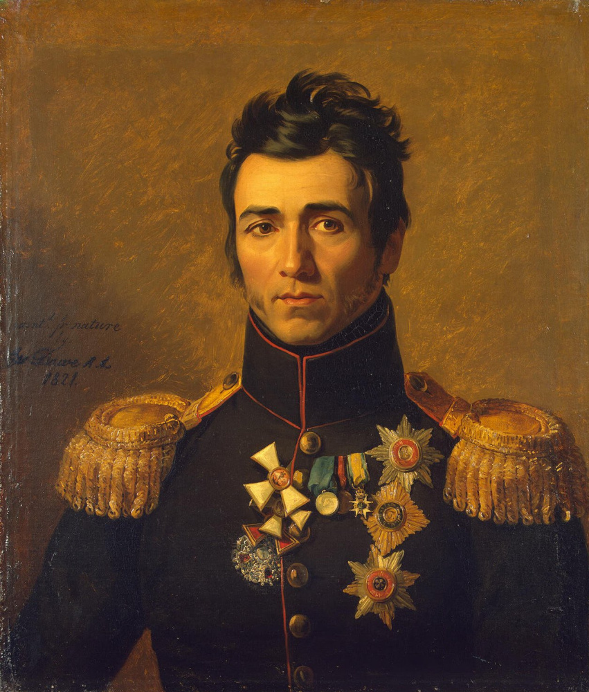George Dow. Portrait of Peter Mikhailovich Kaptsevich