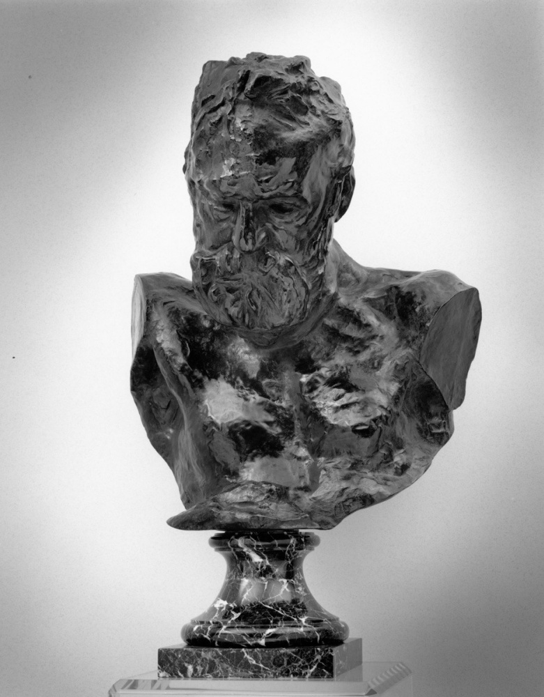 Auguste Rodin. Heroic bust of Victor Hugo