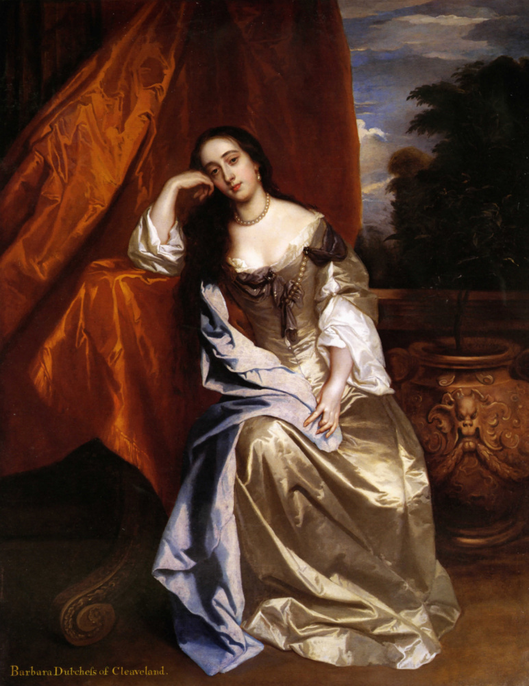 Sir Peter Lely. Portrait of Barbara Palmer