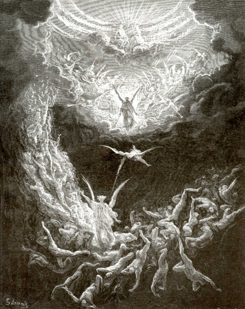 Paul Gustave Dore. Bible Illustration: The Last Judgment