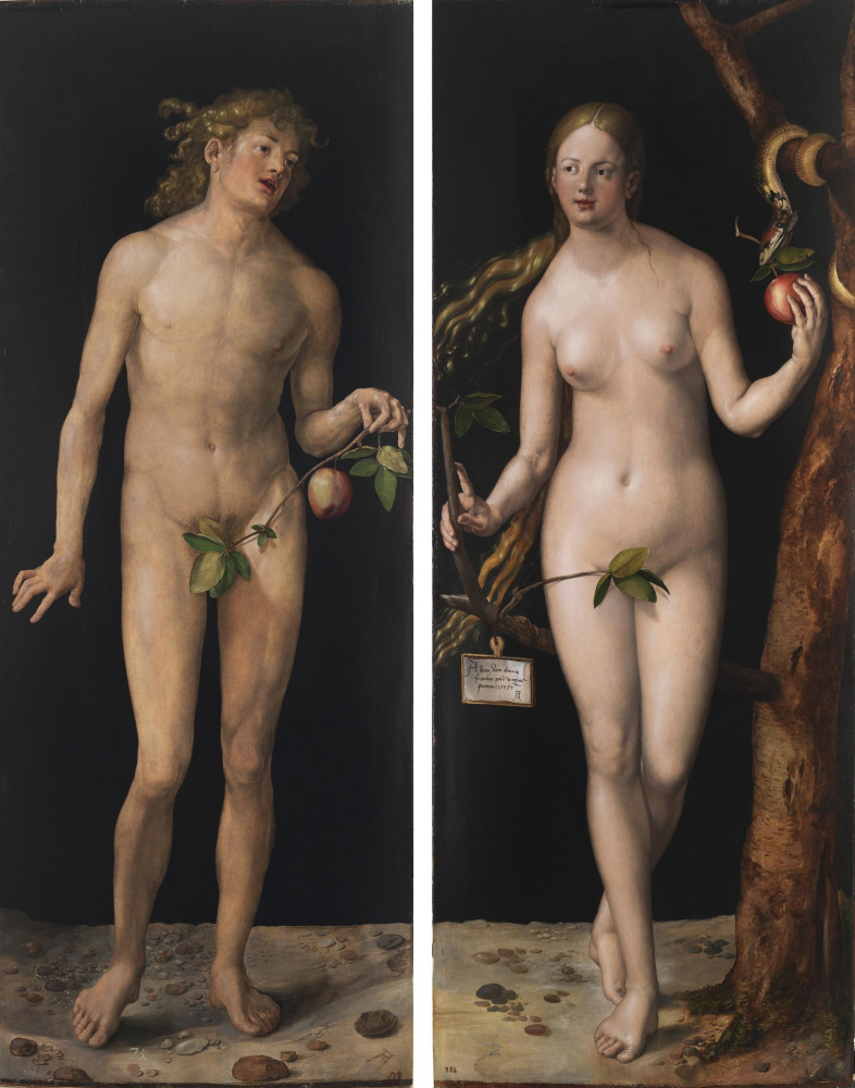 Albrecht Dürer. Adam and Eve