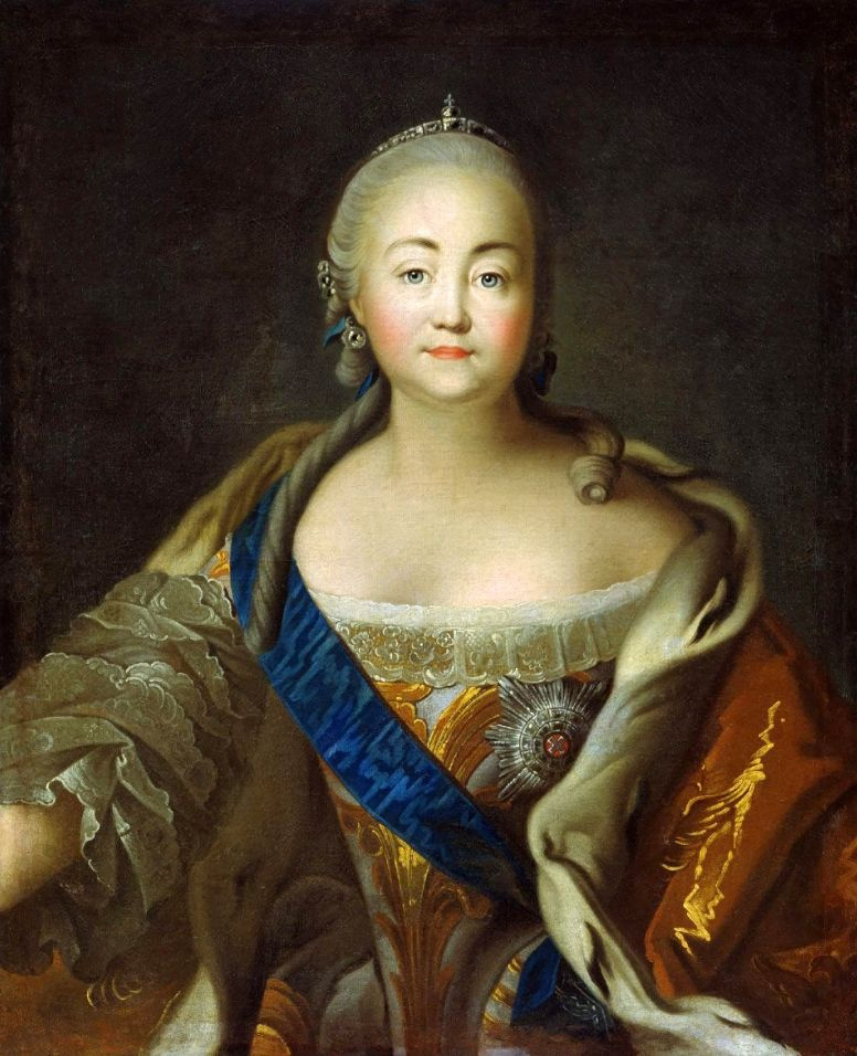 Ivan Petrovich Argunov. Portrait of Empress Elizabeth Petrovna