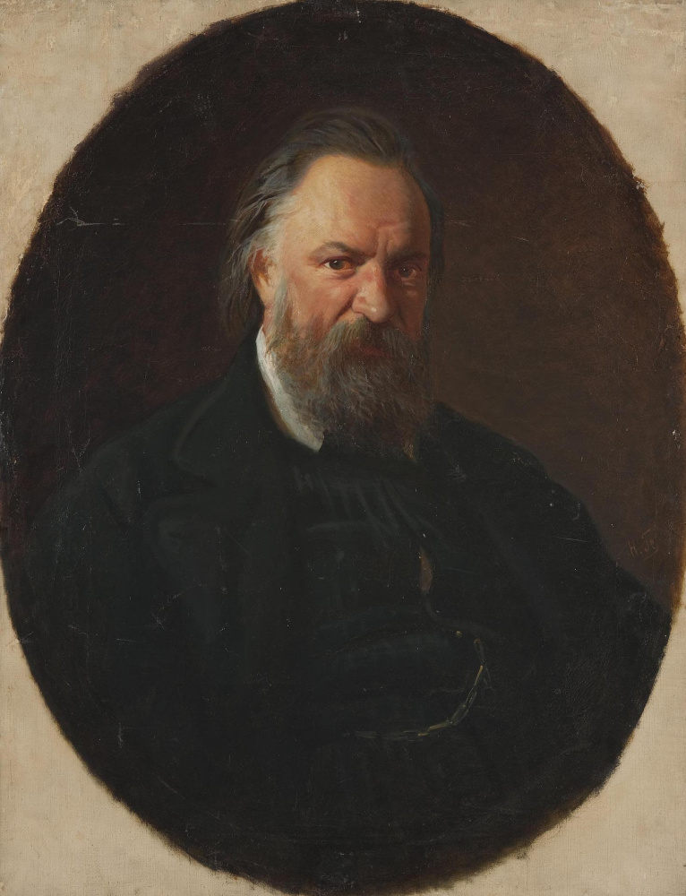 Nikolai Nikolaevich Ge. Portrait Of A. I. Herzen. Repetition