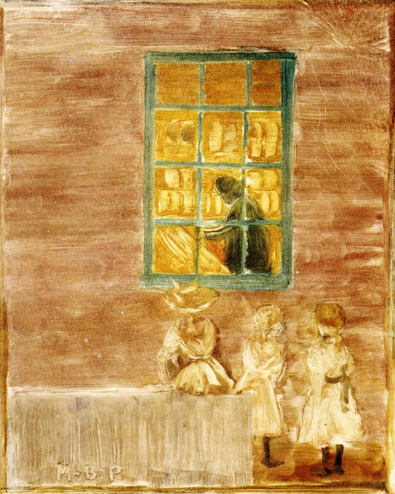 Maurice Braziel Prendergast. Children at the window