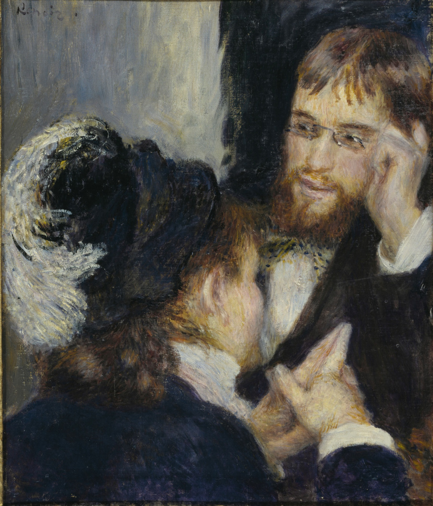 Pierre-Auguste Renoir. The conversation