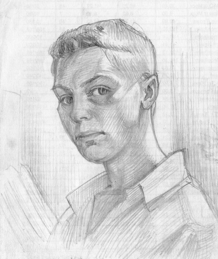 Alexey RusAC. Sketch of the head