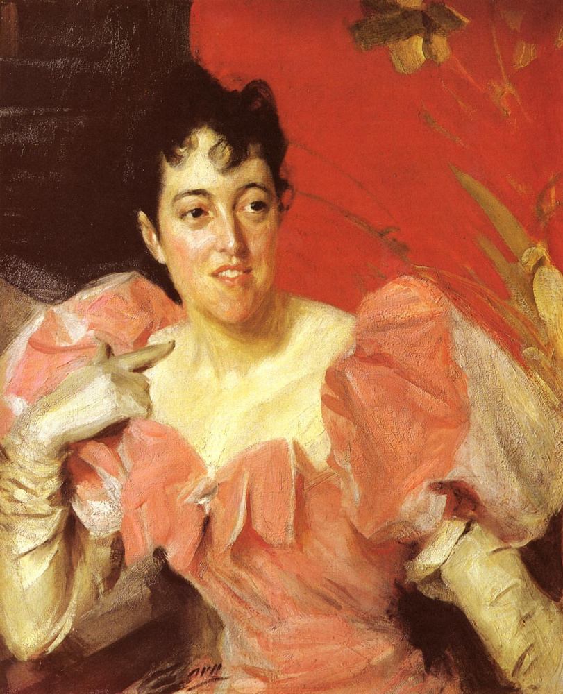 Anders Zorn. Mrs. Walter Bacon