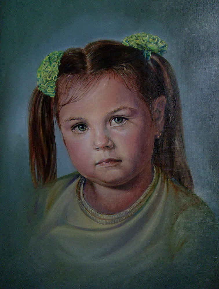 Lesya Belza. Portrait of a girl