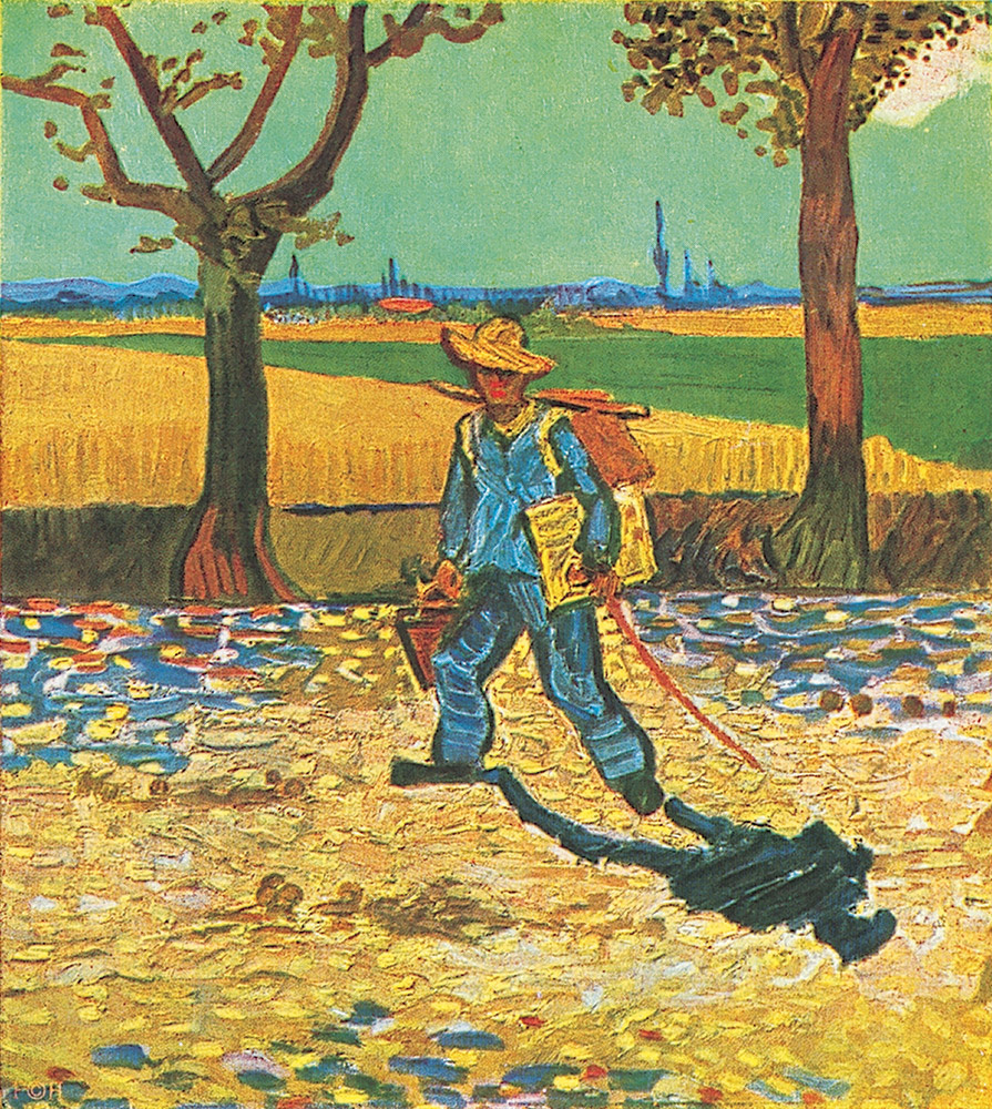 Vincent van Gogh. Artist on the way to Tarascon