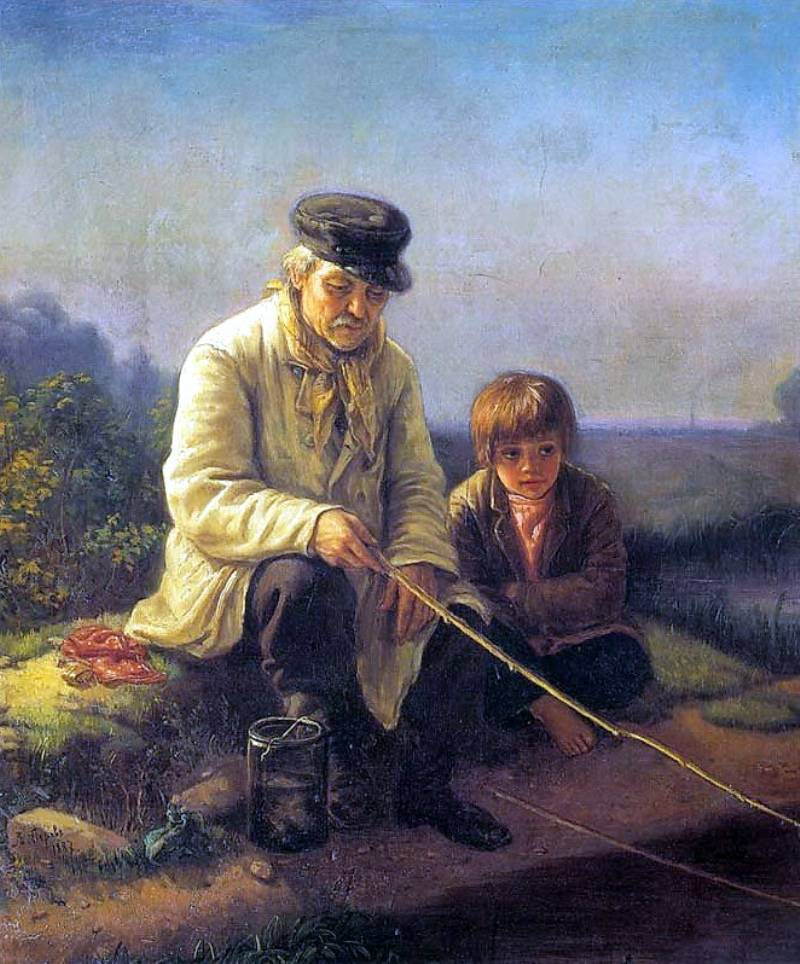 Vasily Grigorievich Perov. Fishing