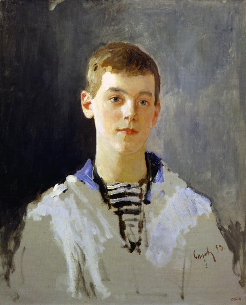 Valentin Aleksandrovich Serov. 作为孩子的大公米哈伊尔·亚历山德罗维奇画象