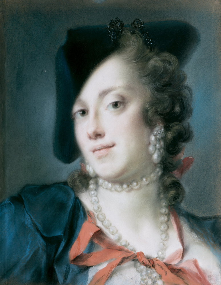Rosalba Carriera (Carrera). Venetian of the House of Barbarigo (Caterina Sagredo Barbarigo)