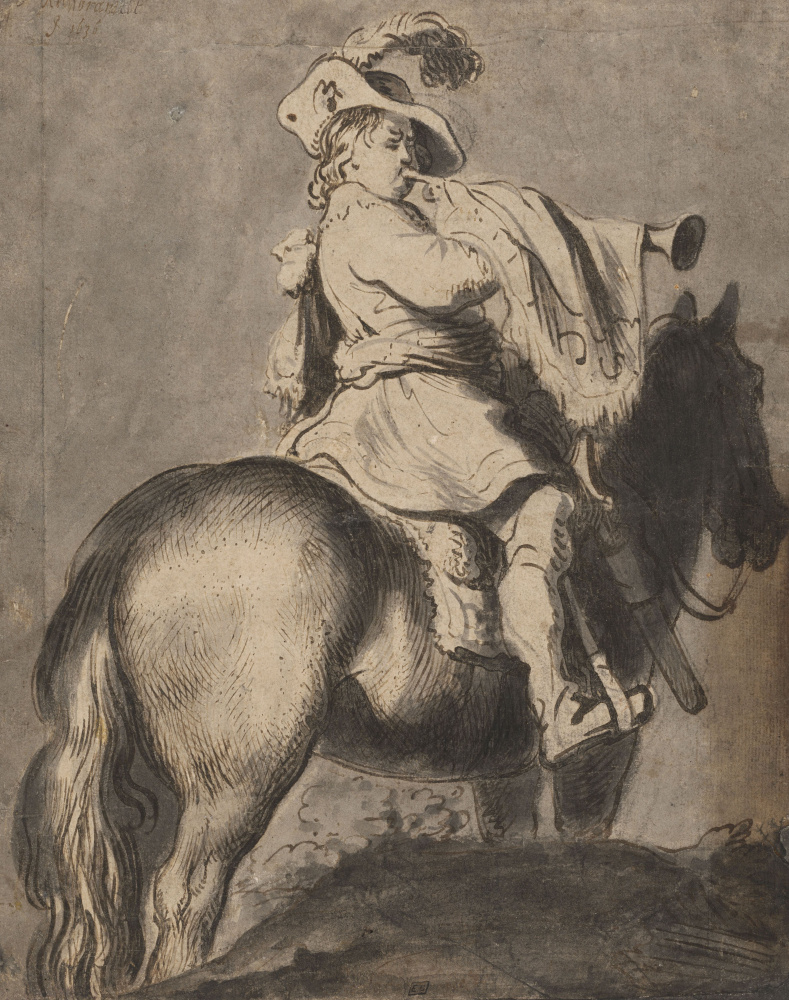 Jan Lievens. Le trompettiste sur le cheval