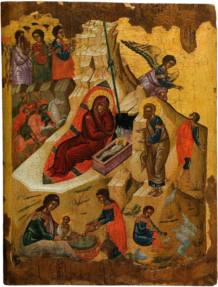 Icon Painting. Christmas