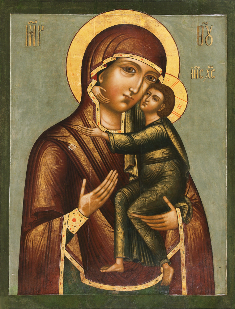 Icon Painting. Our Lady of Tolga