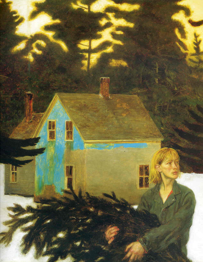 Jamie Wyeth. Black spruce