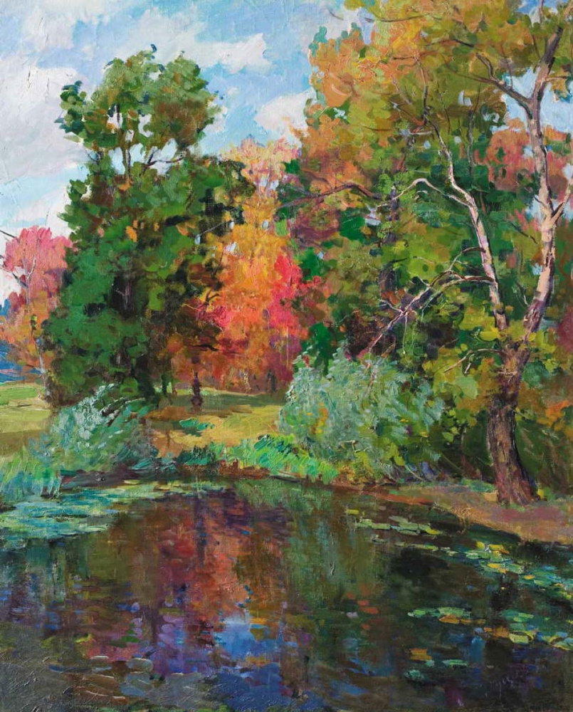 Nikolay Glushchenko. Étang d'automne