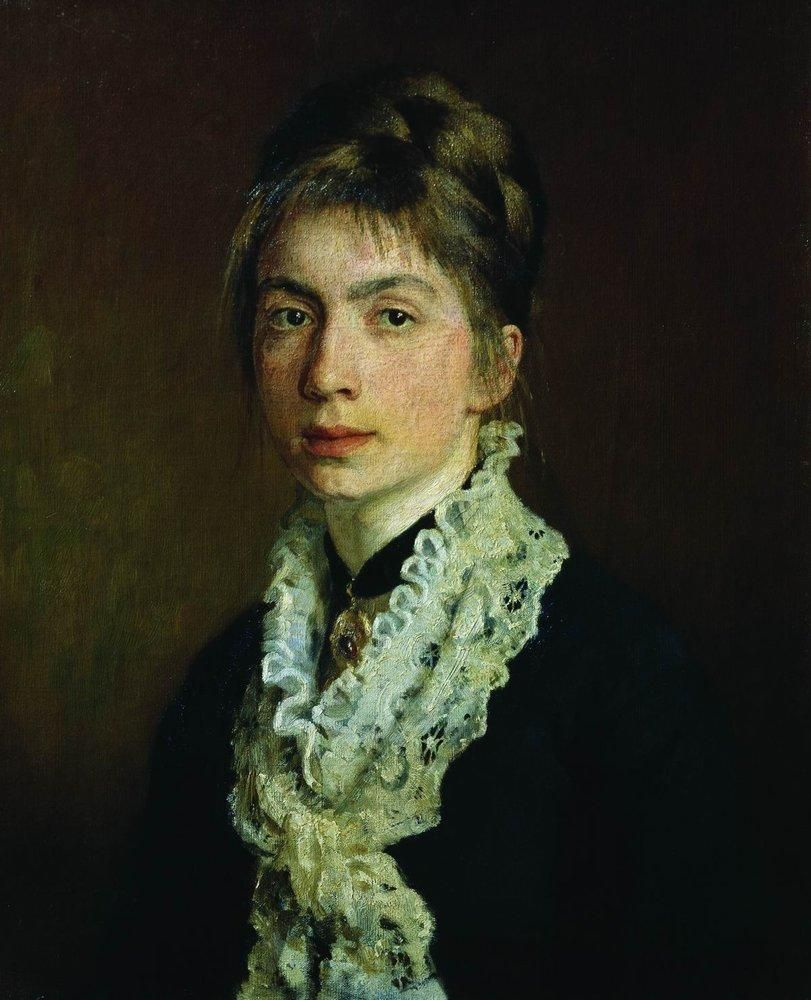 Ilya Efimovich Repin. Portrait of M. P. Shevtsova, wife of A. Shevtsov