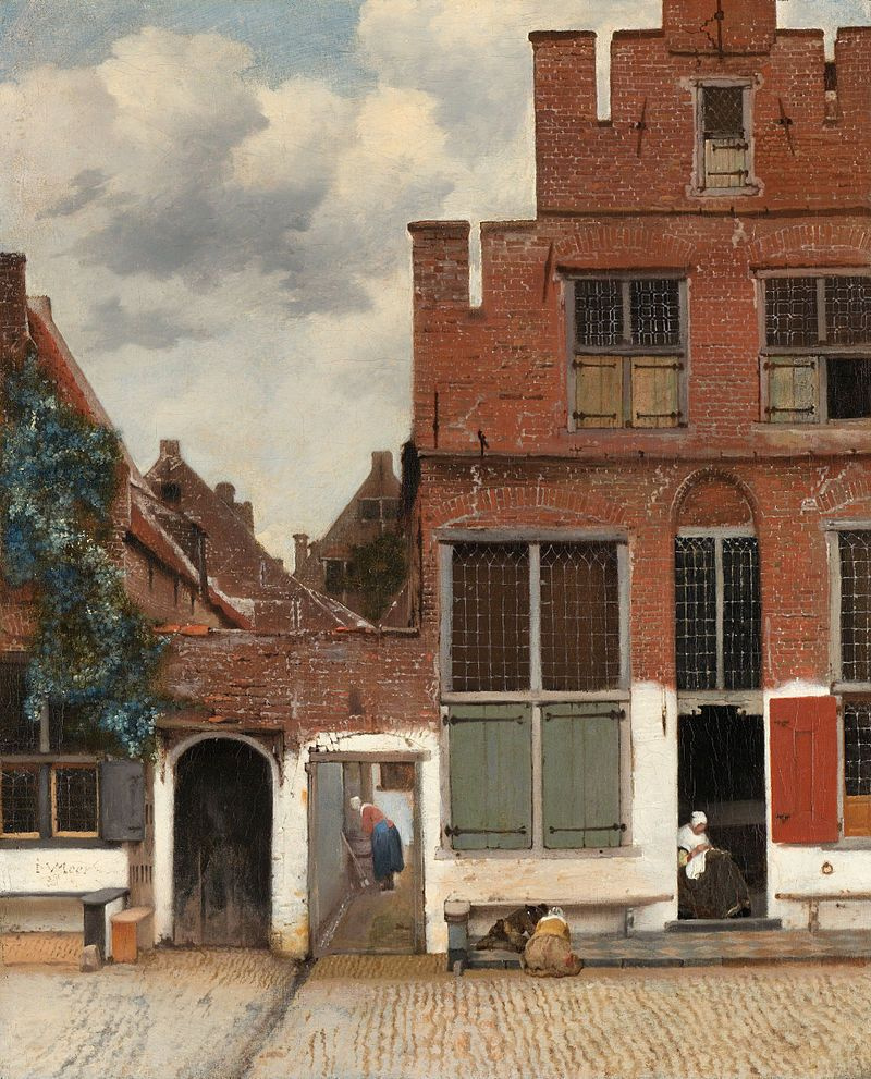 Jan Vermeer. Little street in Delft