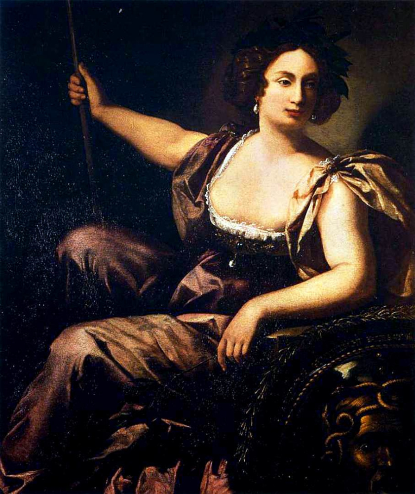 Artemisia Gentileschi. Minerva