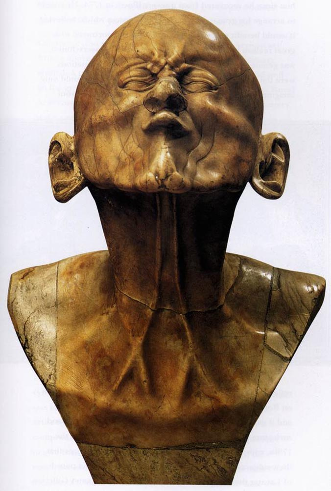 Franz Xaver Messerschmidt. Character head with a beak