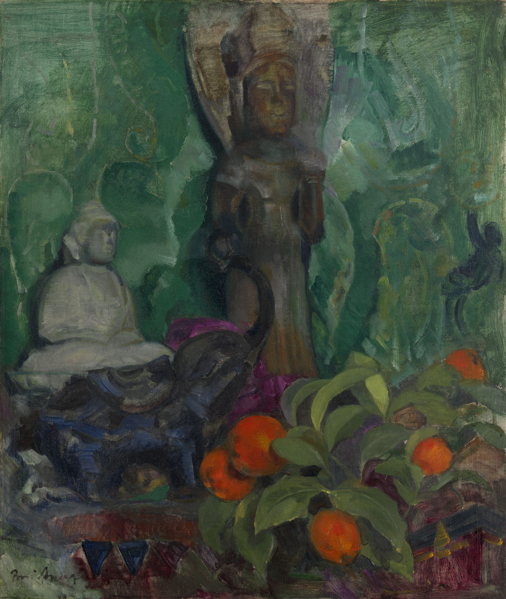 Boris Izrailevich Anisfeld Buda y naranjas., 68×81 cm: Descripción de la  obra | Arthive