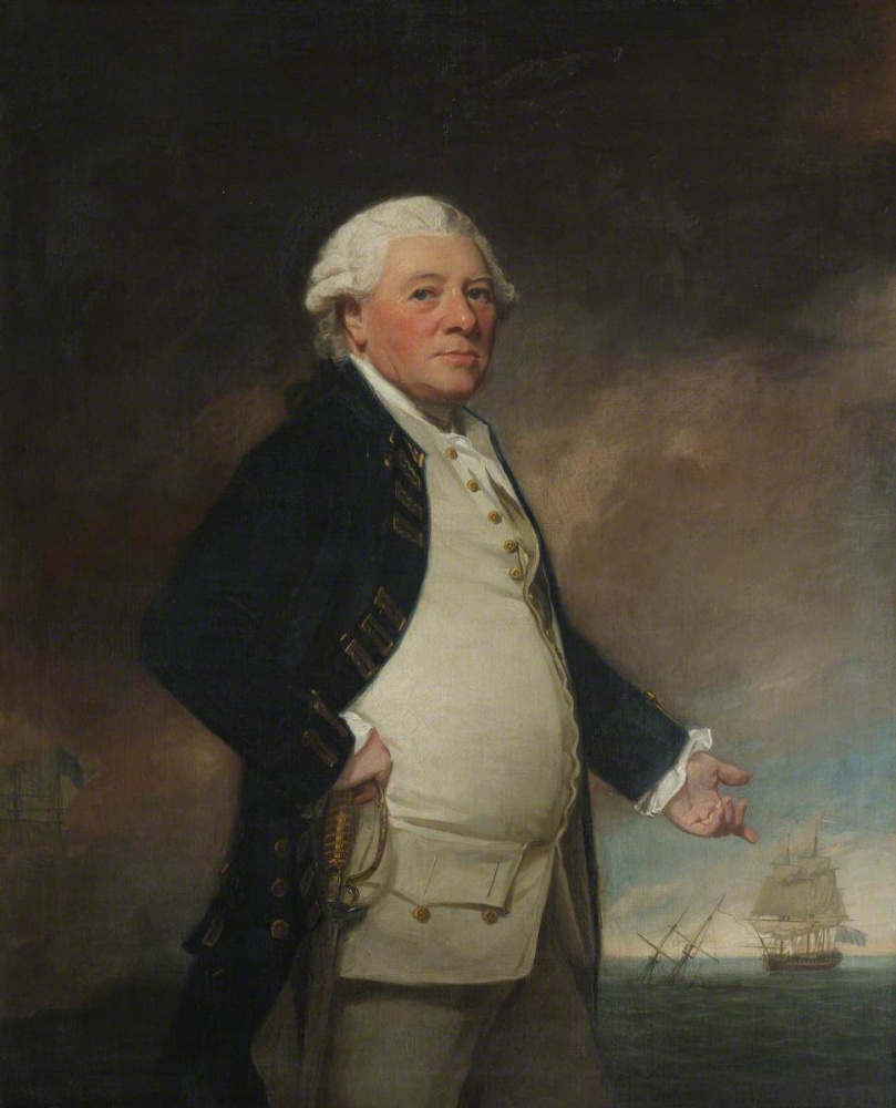 George Romney. Amiral Sir Hyde Parker