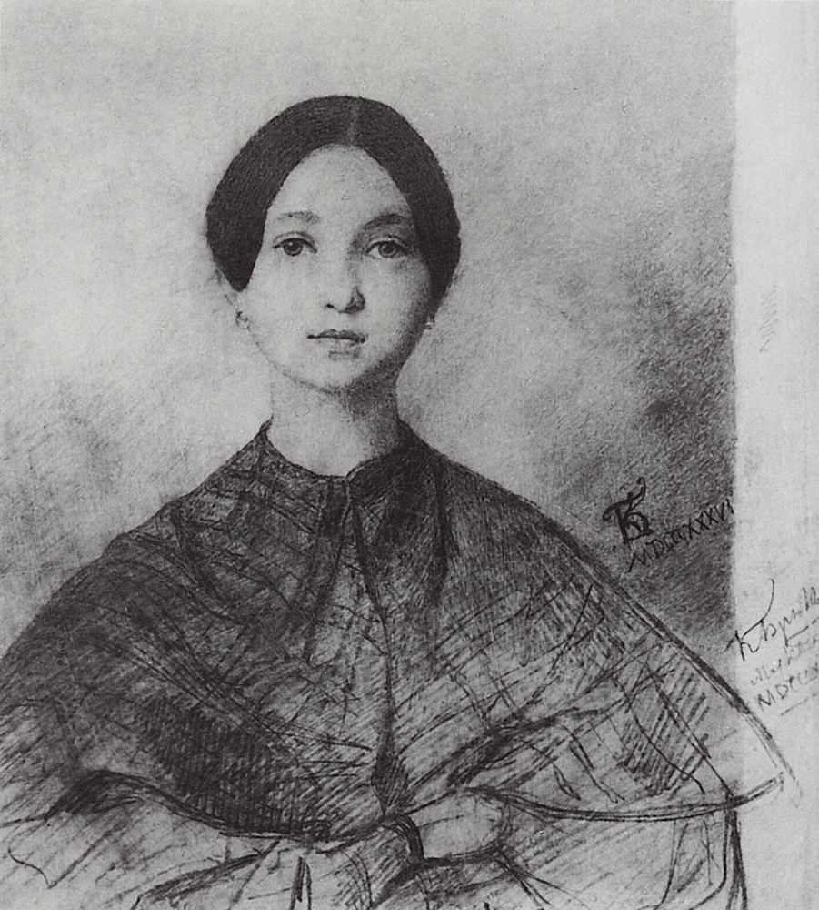 Karl Bryullov. Portrait of Y. P. Sokolova, the artist's sister