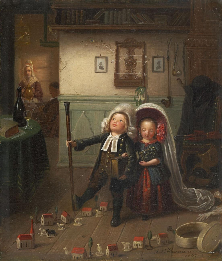 Johann Peter Gazhenclere. Children