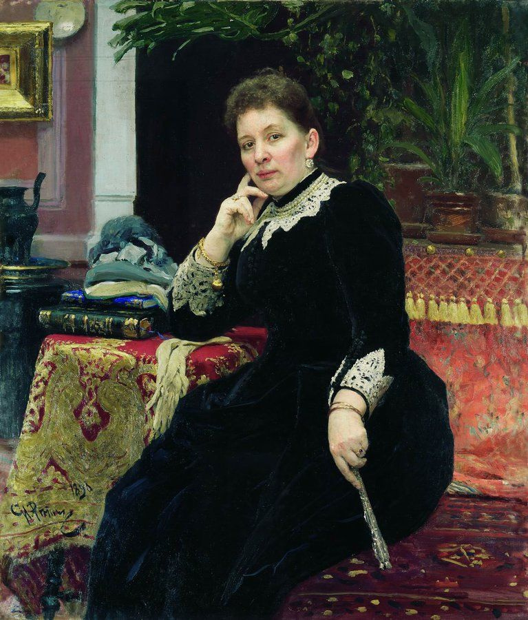 Ilya Efimovich Repin. Portrait Of O. S. Alexandrova - Gains