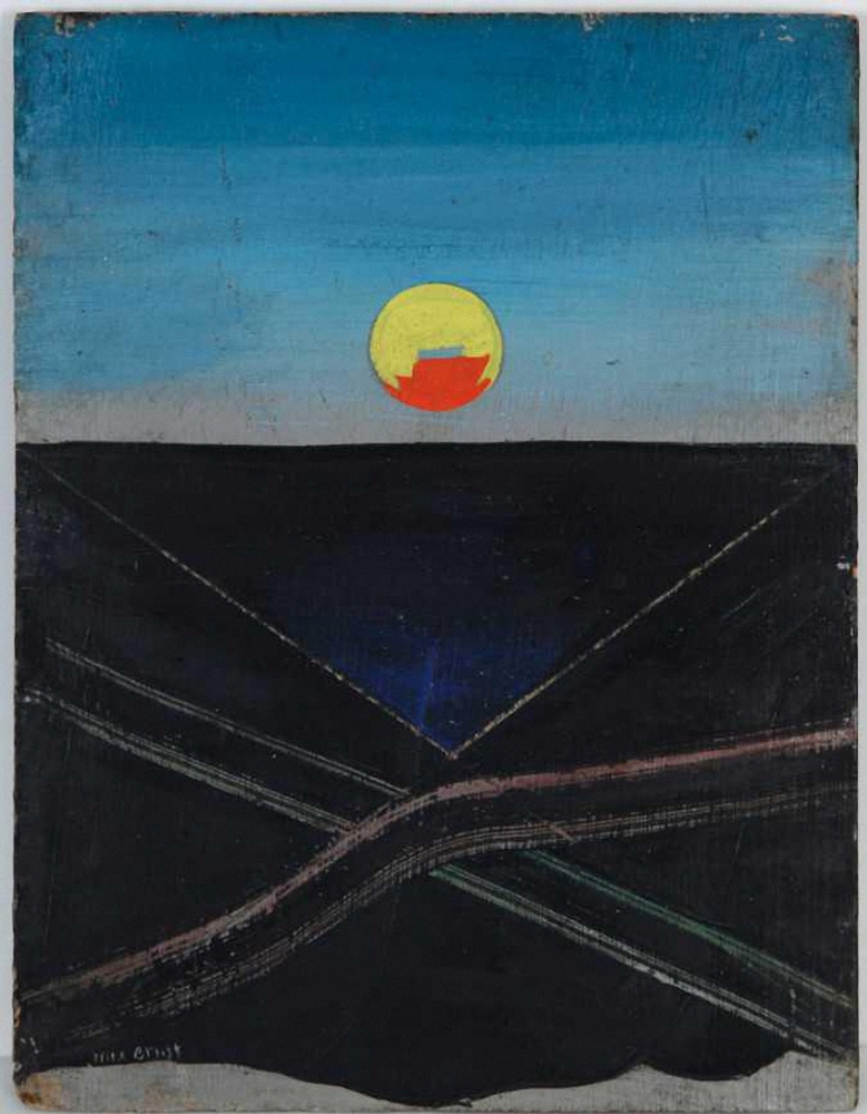 Max Ernst. The sun. The project of scenery for the play "Romeo and Juliet"